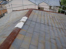 屋根の板金部分のサビ